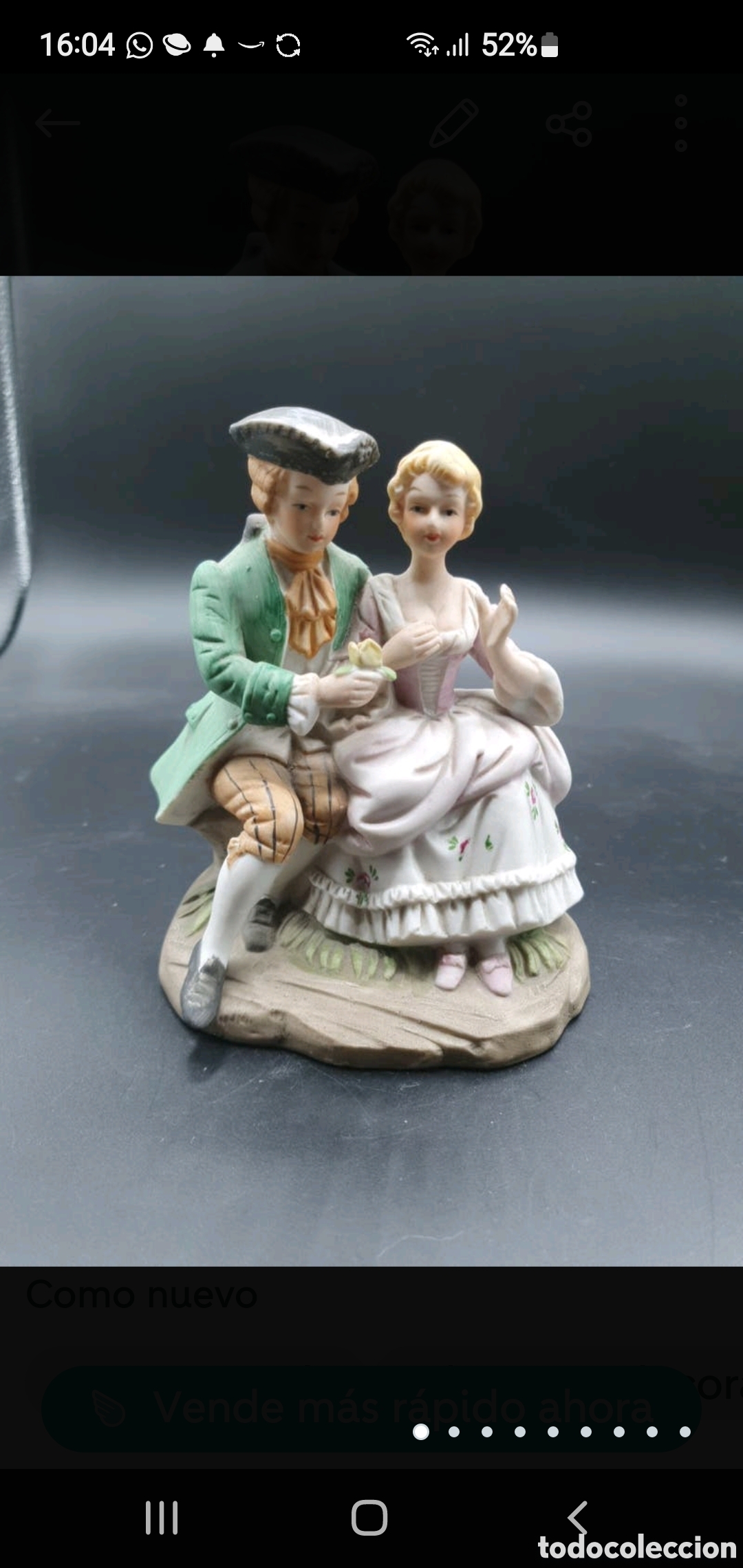 Arte: Pareja rom&aacute;ntica sentada - Foto 1