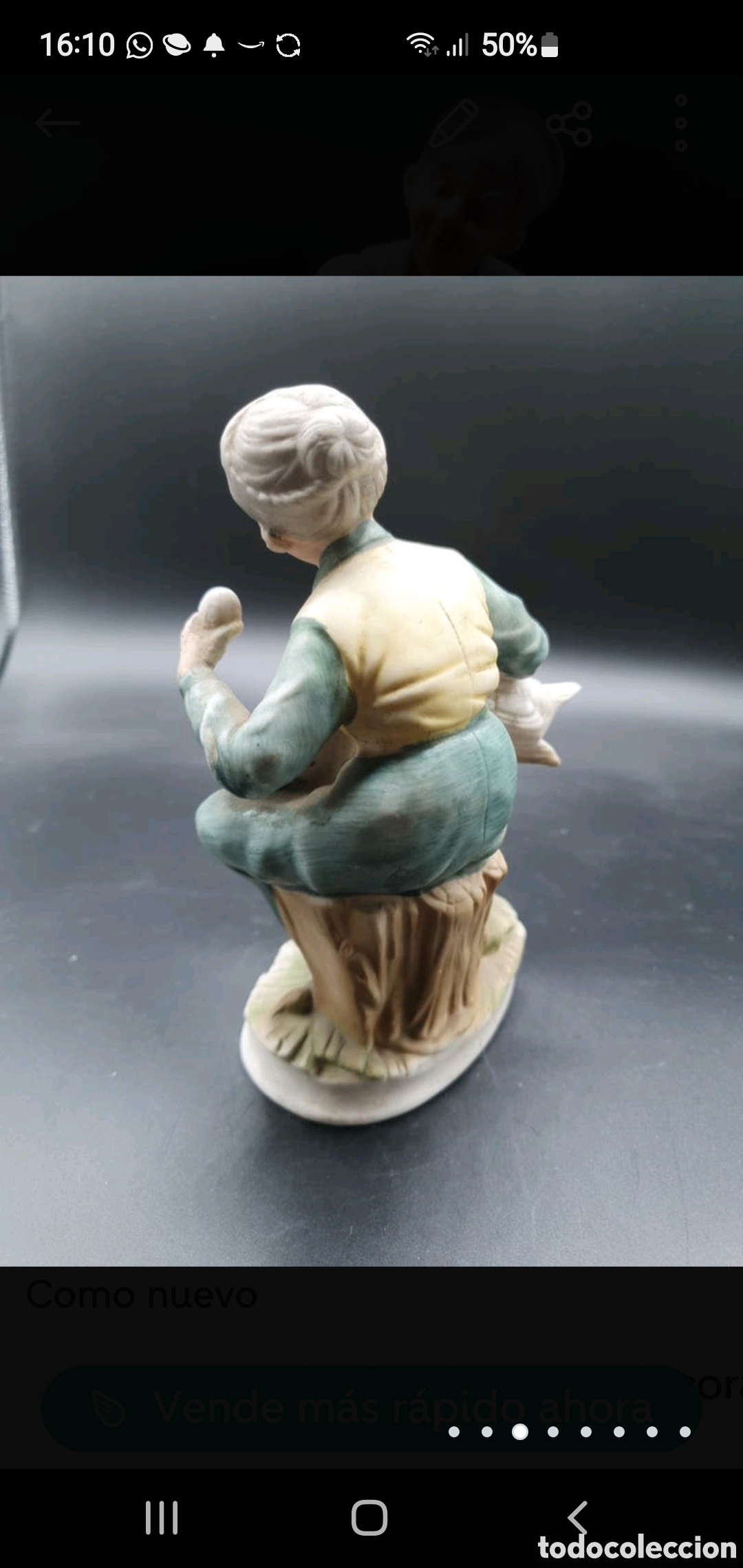 Arte: Anciana con ganso - Foto 3
