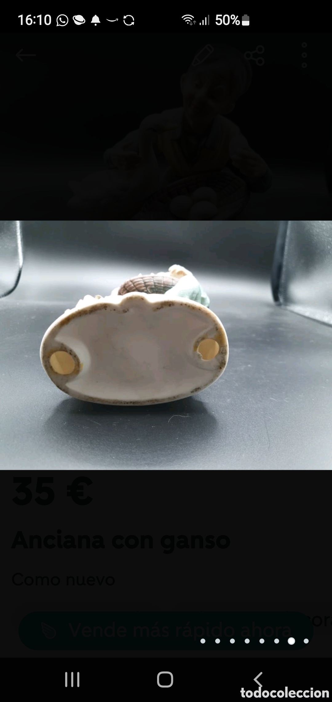 Arte: Anciana con ganso - Foto 7