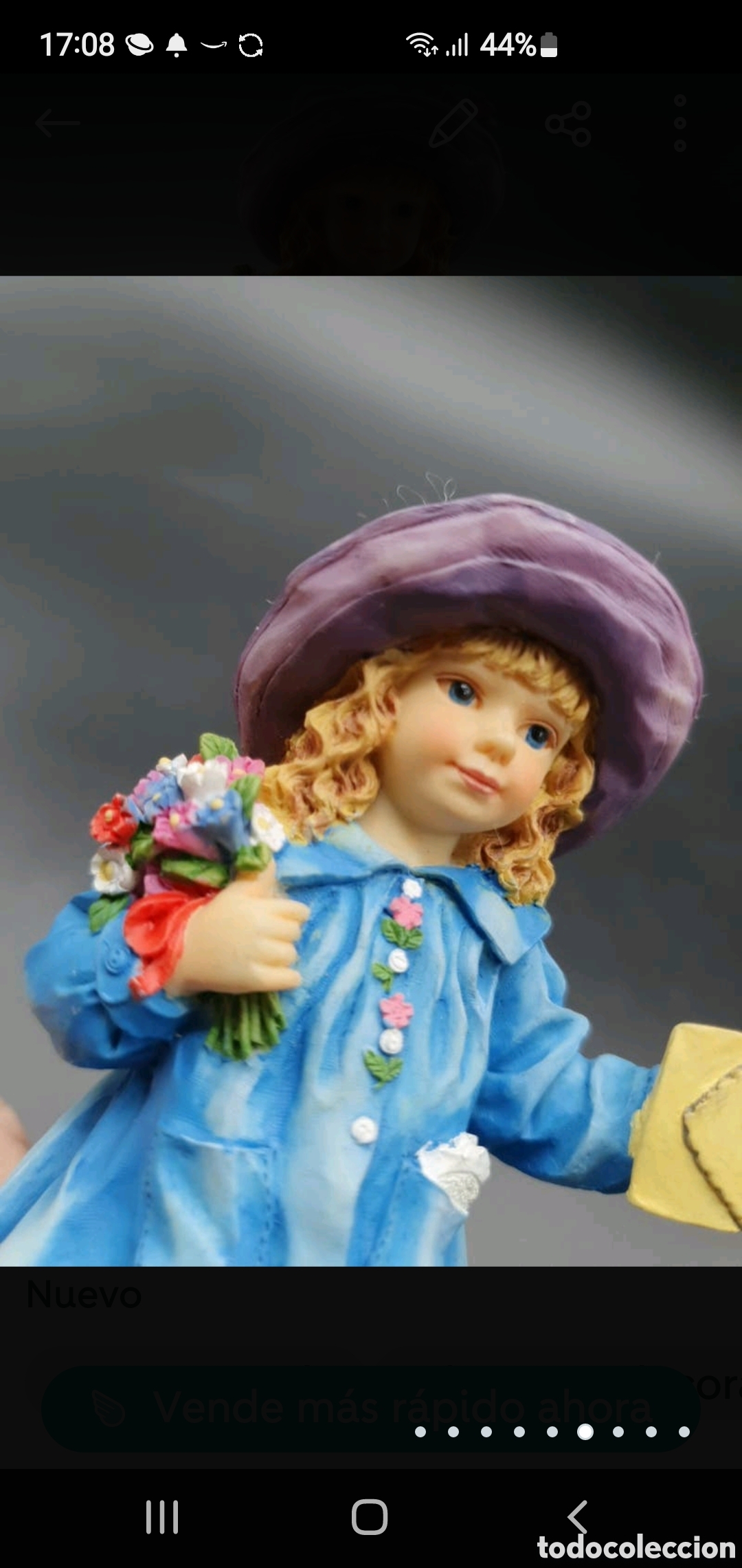 Arte: Ni&ntilde;a con flores - Foto 6