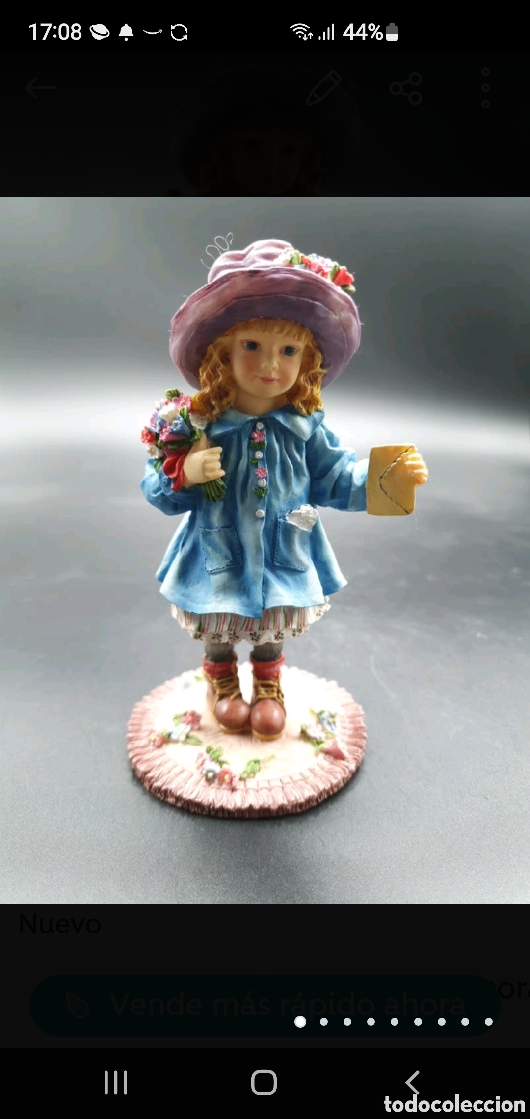 Arte: Ni&ntilde;a con flores - Foto 1