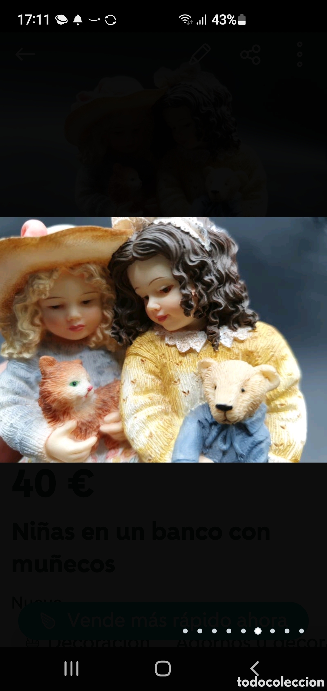 Arte: Ni&ntilde;as en un banco con mu&ntilde;ecos - Foto 6