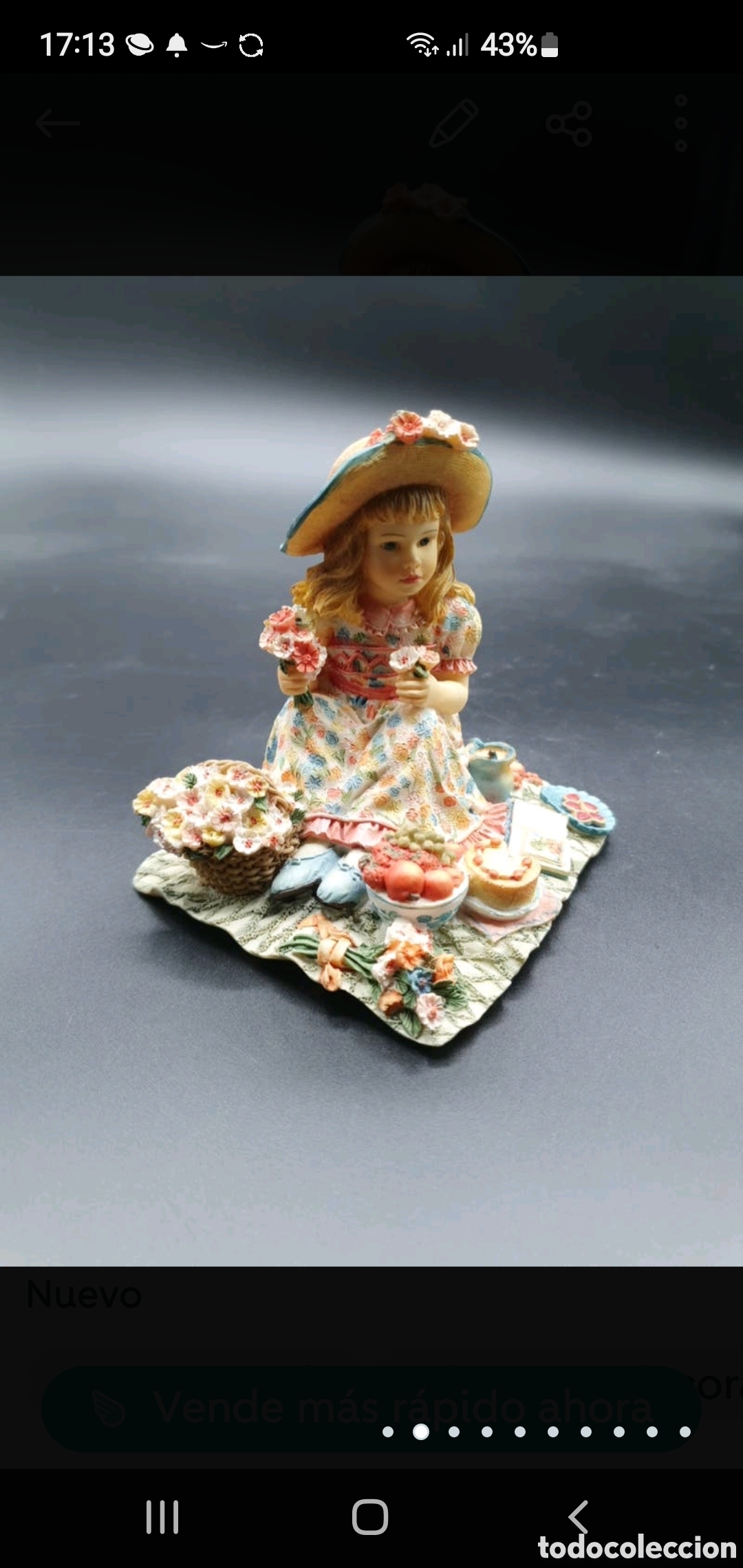 Arte: Ni&ntilde;a de picnic - Foto 2