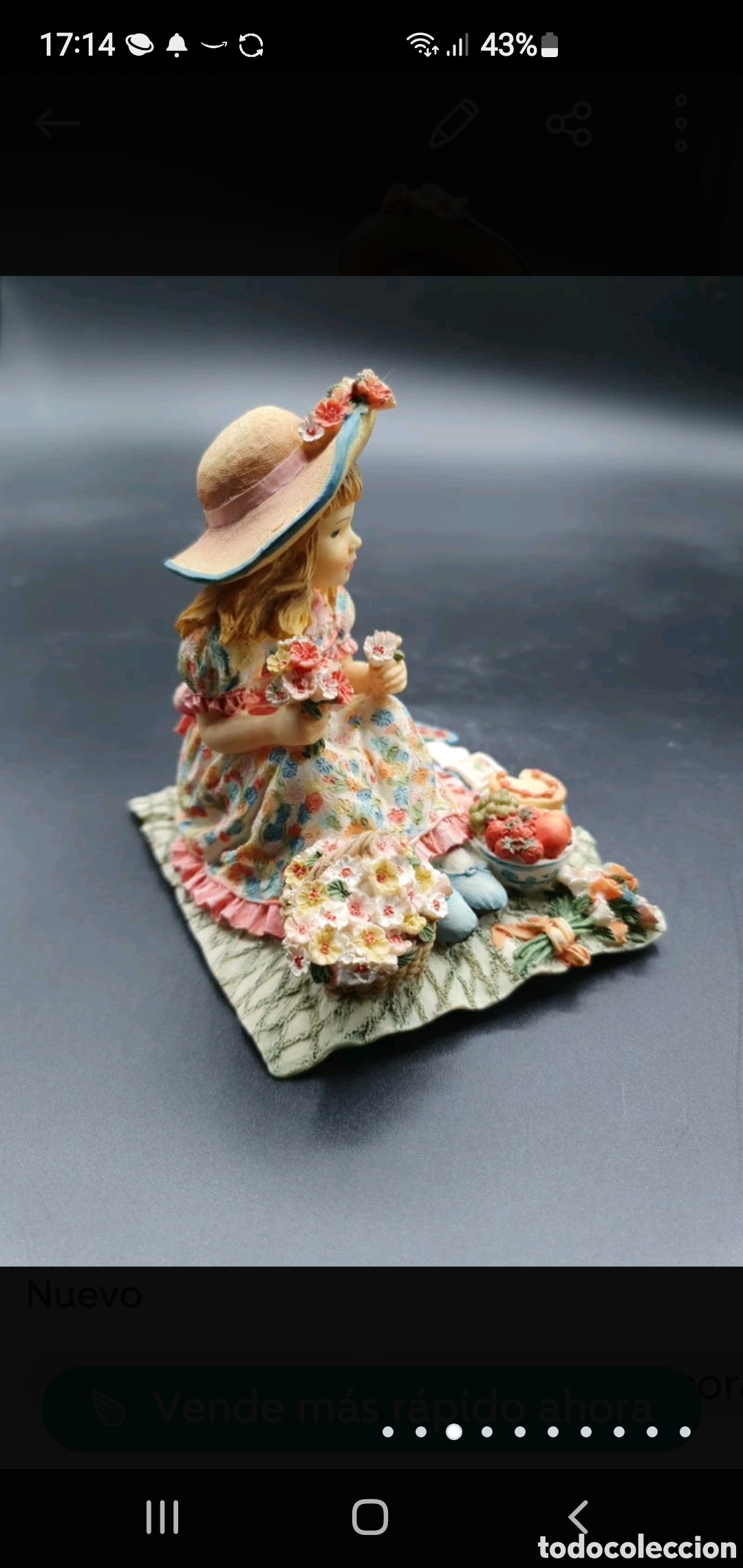 Arte: Ni&ntilde;a de picnic - Foto 3