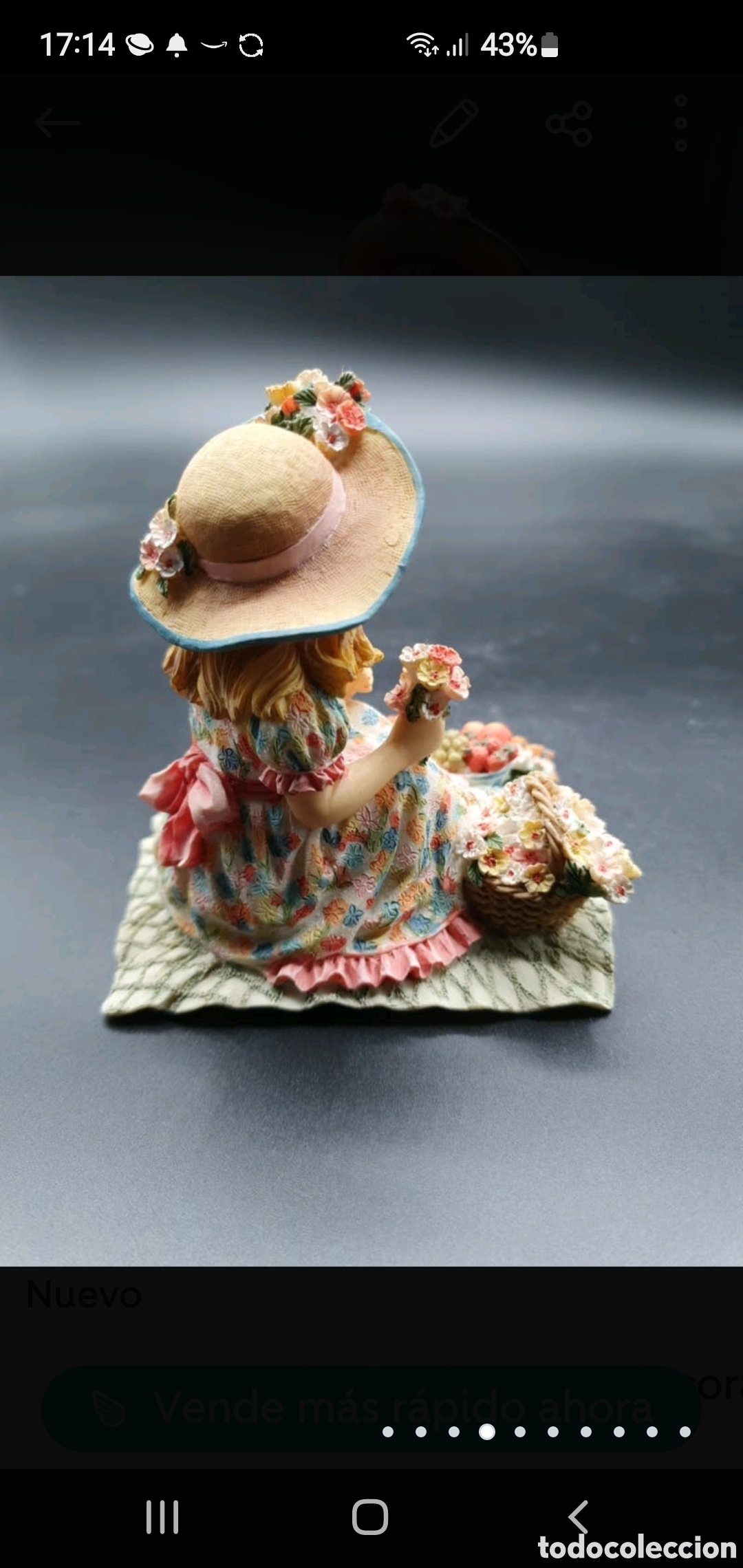 Arte: Ni&ntilde;a de picnic - Foto 4
