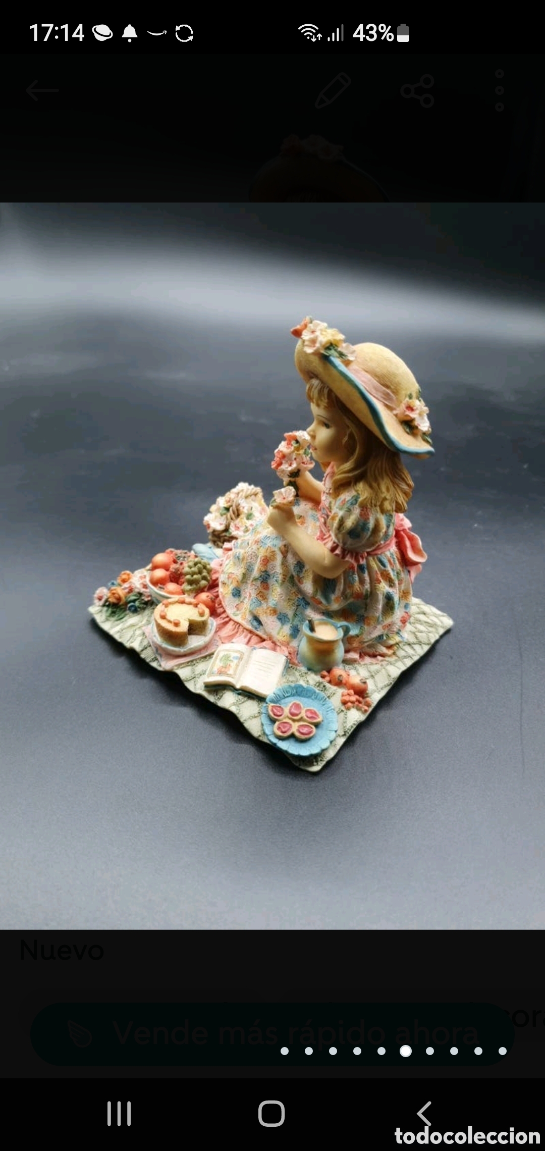Arte: Ni&ntilde;a de picnic - Foto 6
