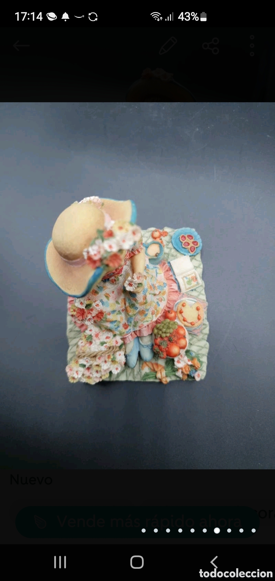 Arte: Ni&ntilde;a de picnic - Foto 7