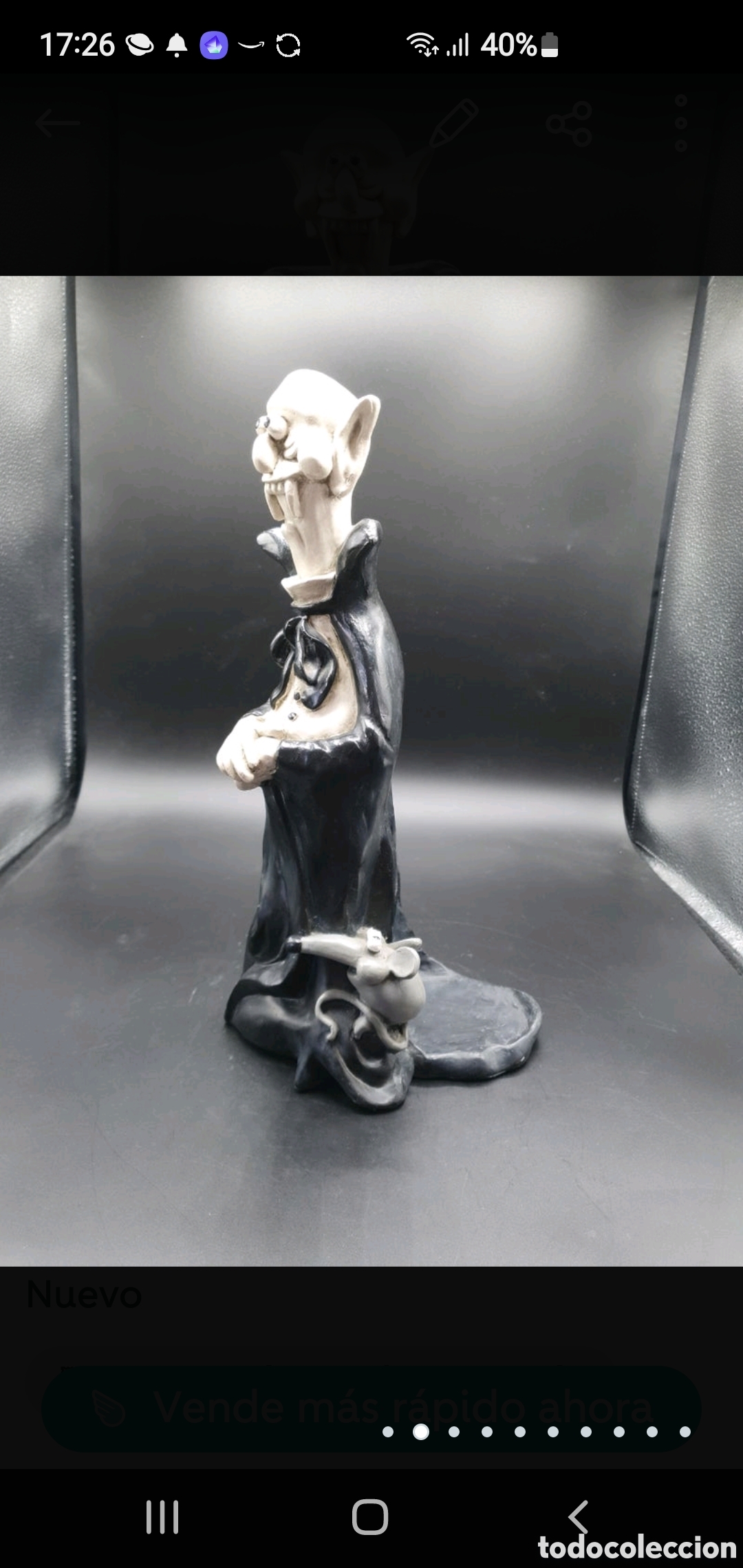 Arte: Soporte botella vino vampiro - Foto 2