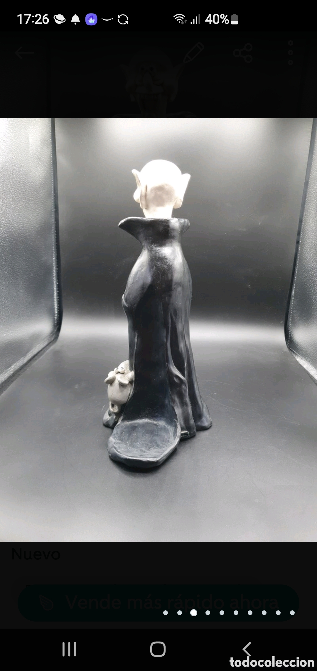 Arte: Soporte botella vino vampiro - Foto 3