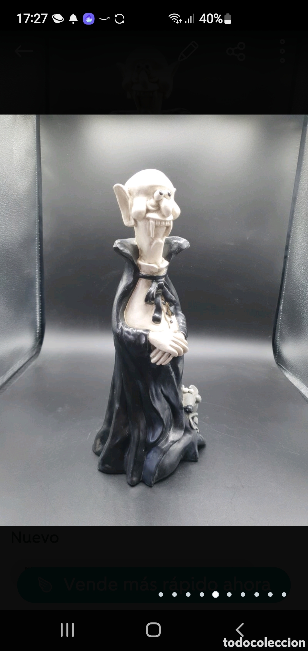 Arte: Soporte botella vino vampiro - Foto 5
