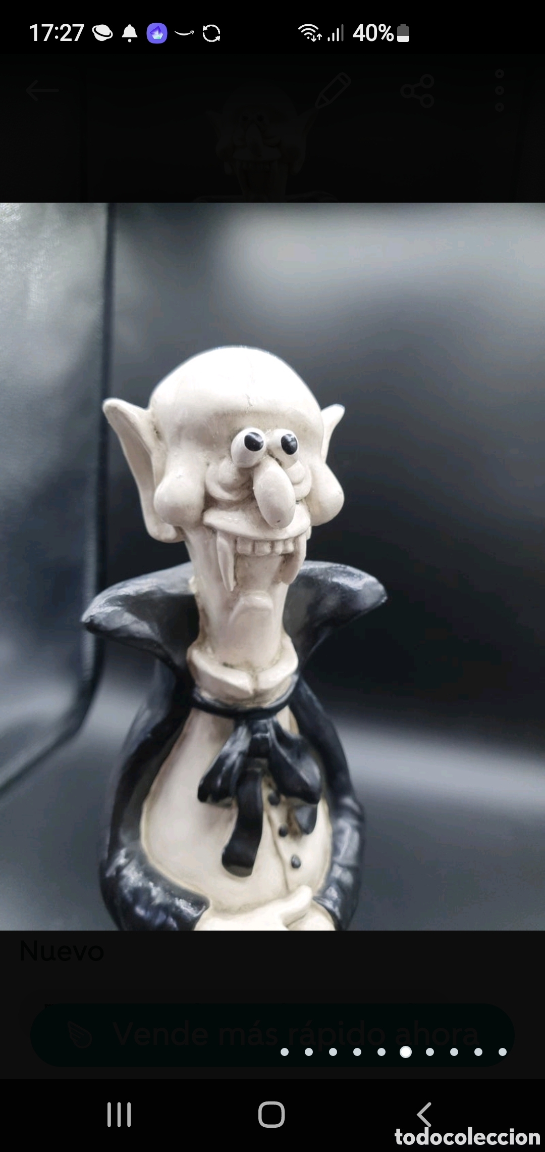 Arte: Soporte botella vino vampiro - Foto 6