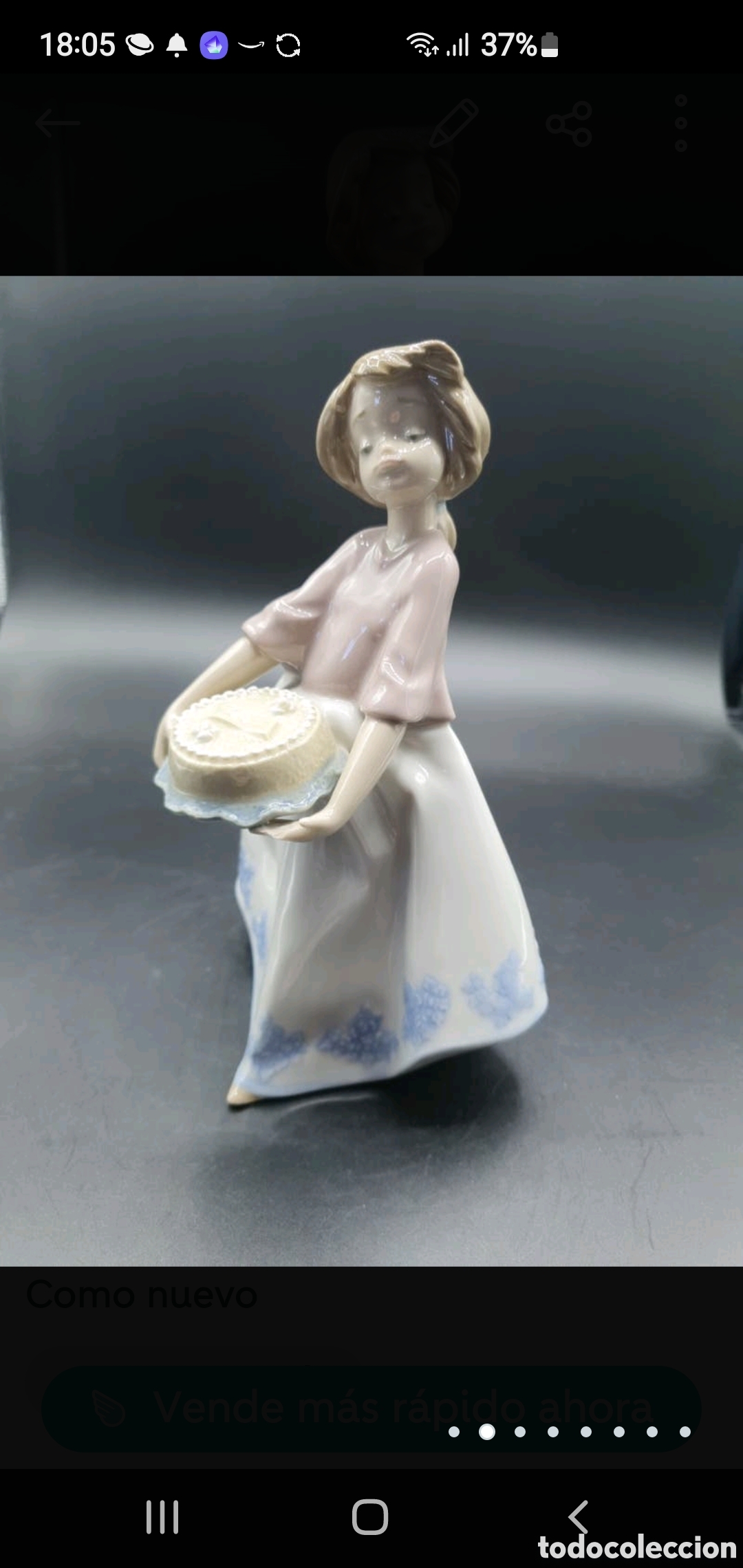 Arte: Ni&ntilde;a con tarta - Foto 2
