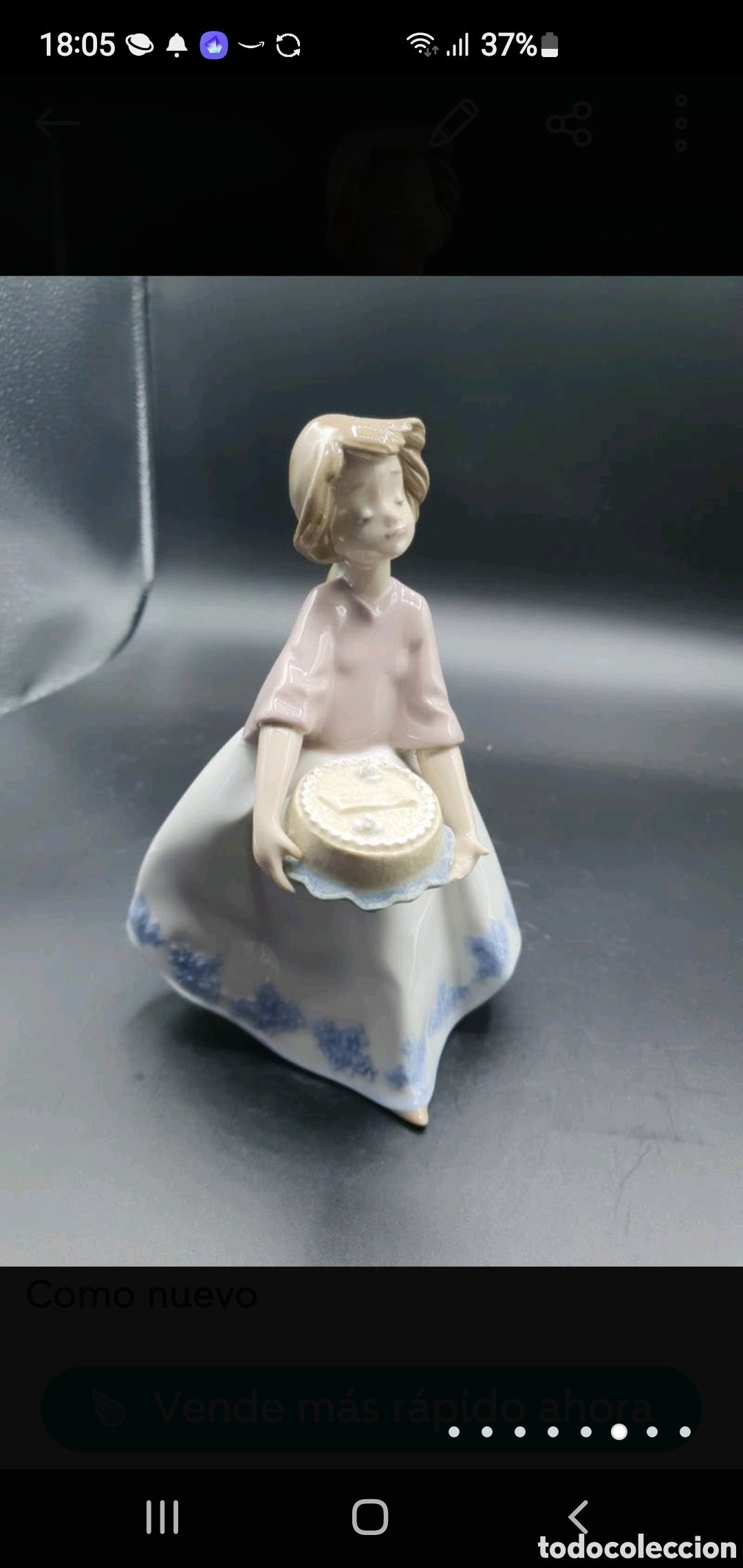 Arte: Ni&ntilde;a con tarta - Foto 6