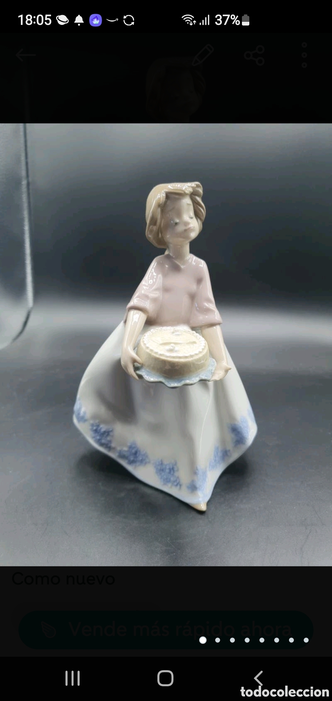 Arte: Ni&ntilde;a con tarta - Foto 1