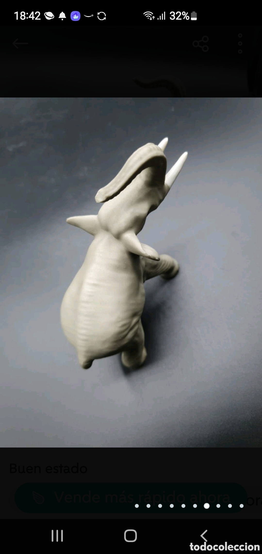 Arte: Elefante con la trompa levantada - Foto 7