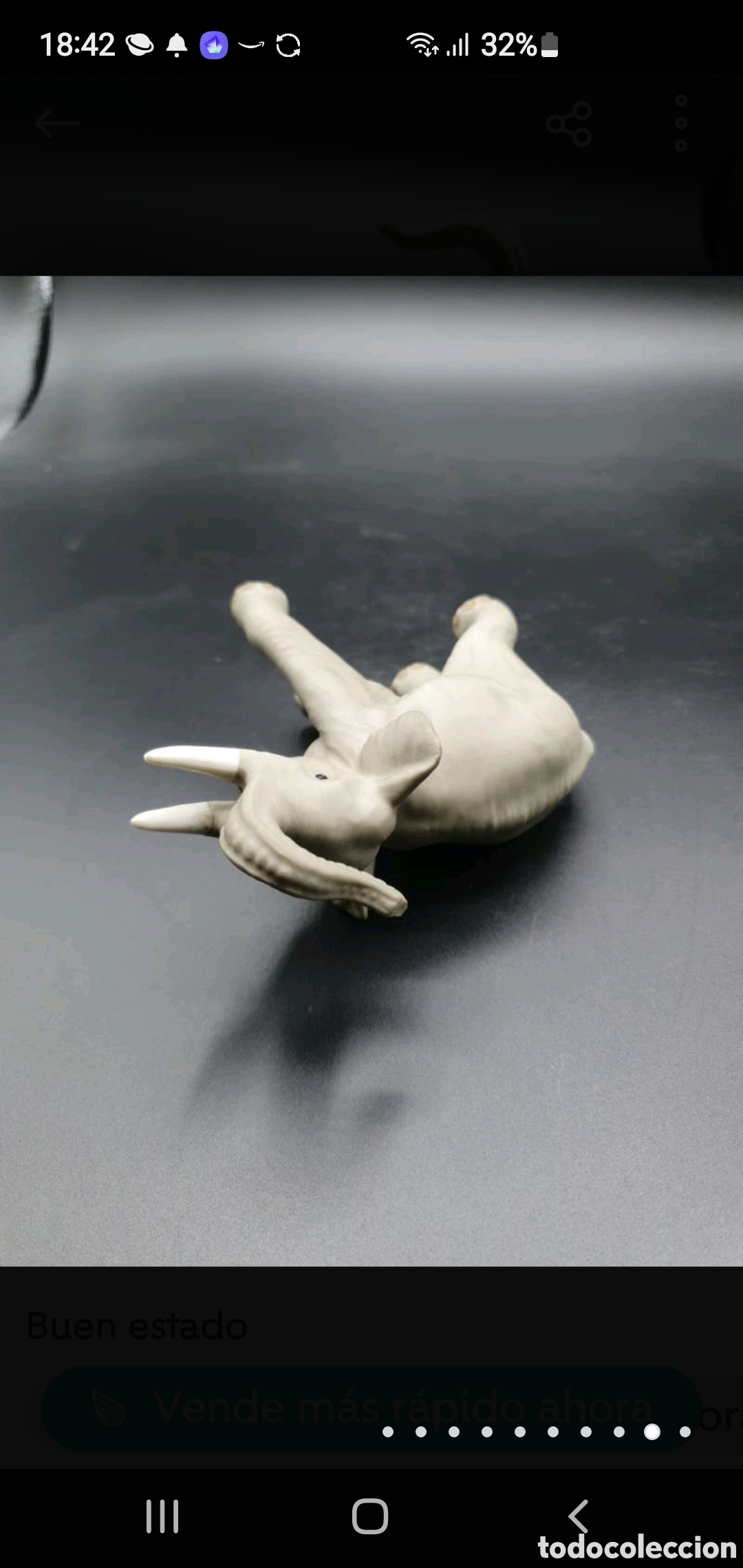Arte: Elefante con la trompa levantada - Foto 8