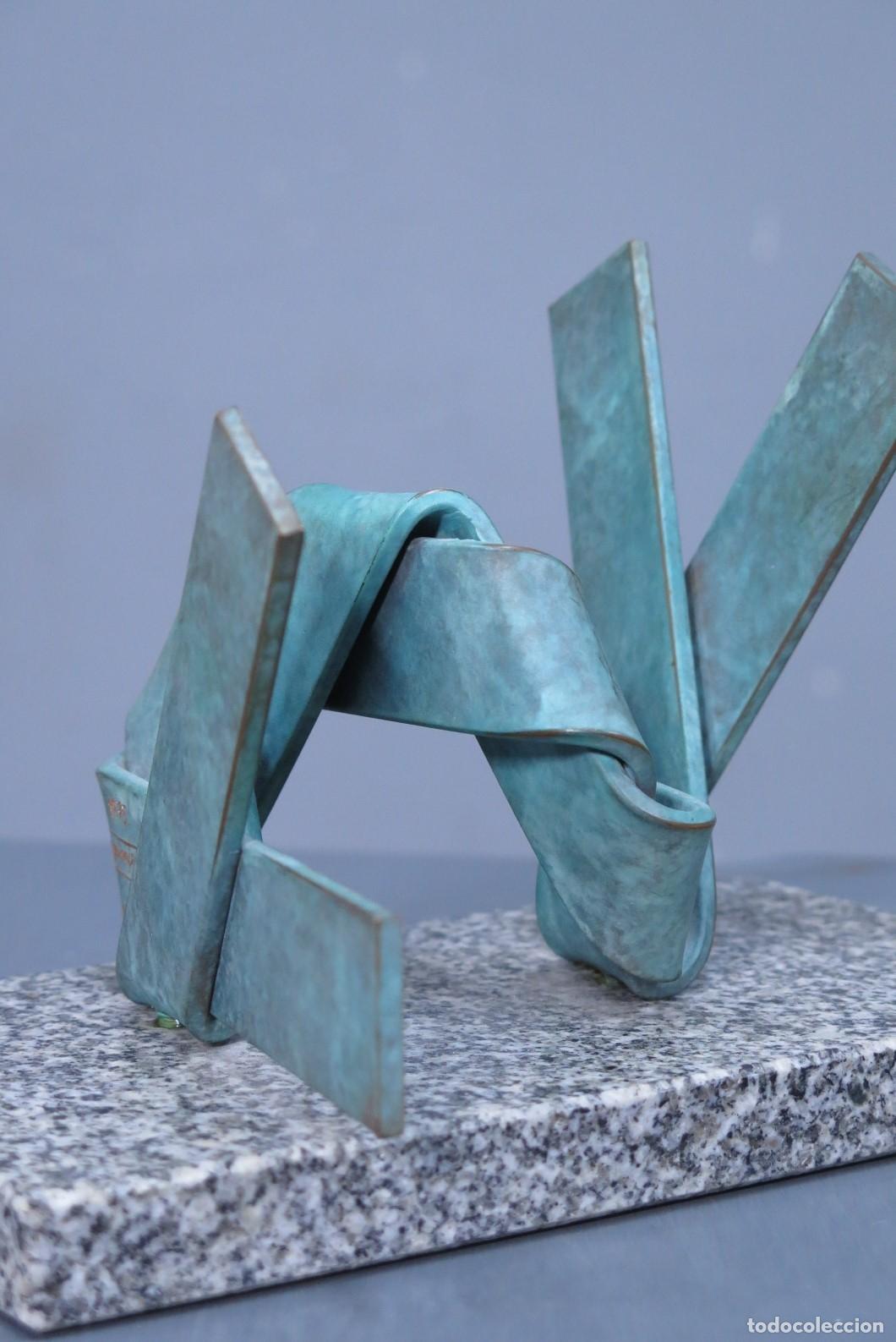 Arte: OBRA CONSTRUCTIVISTA. BRONCE. FIRMADO - Foto 2