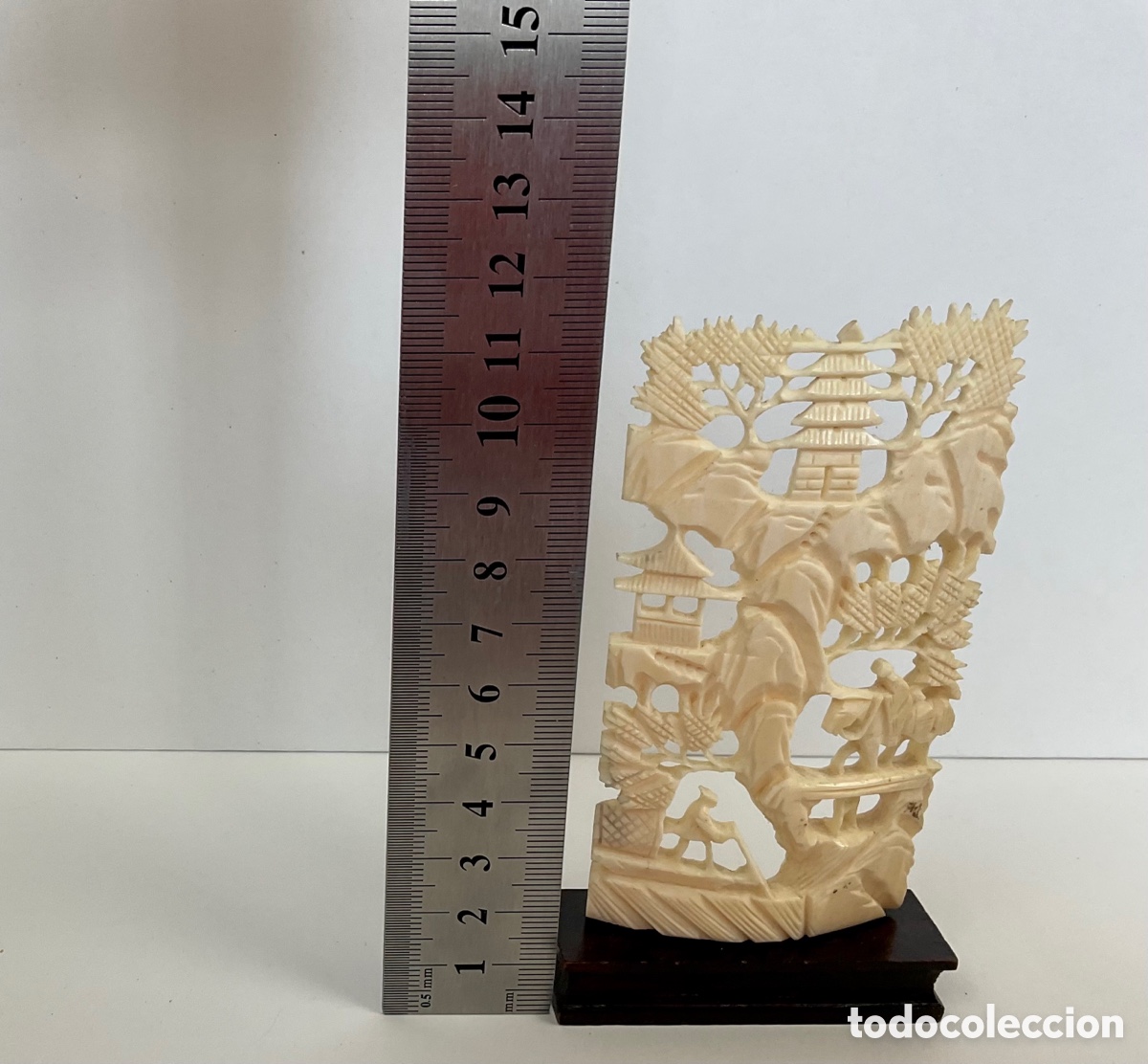 Arte: Okimono Elephant ivory - Foto 5
