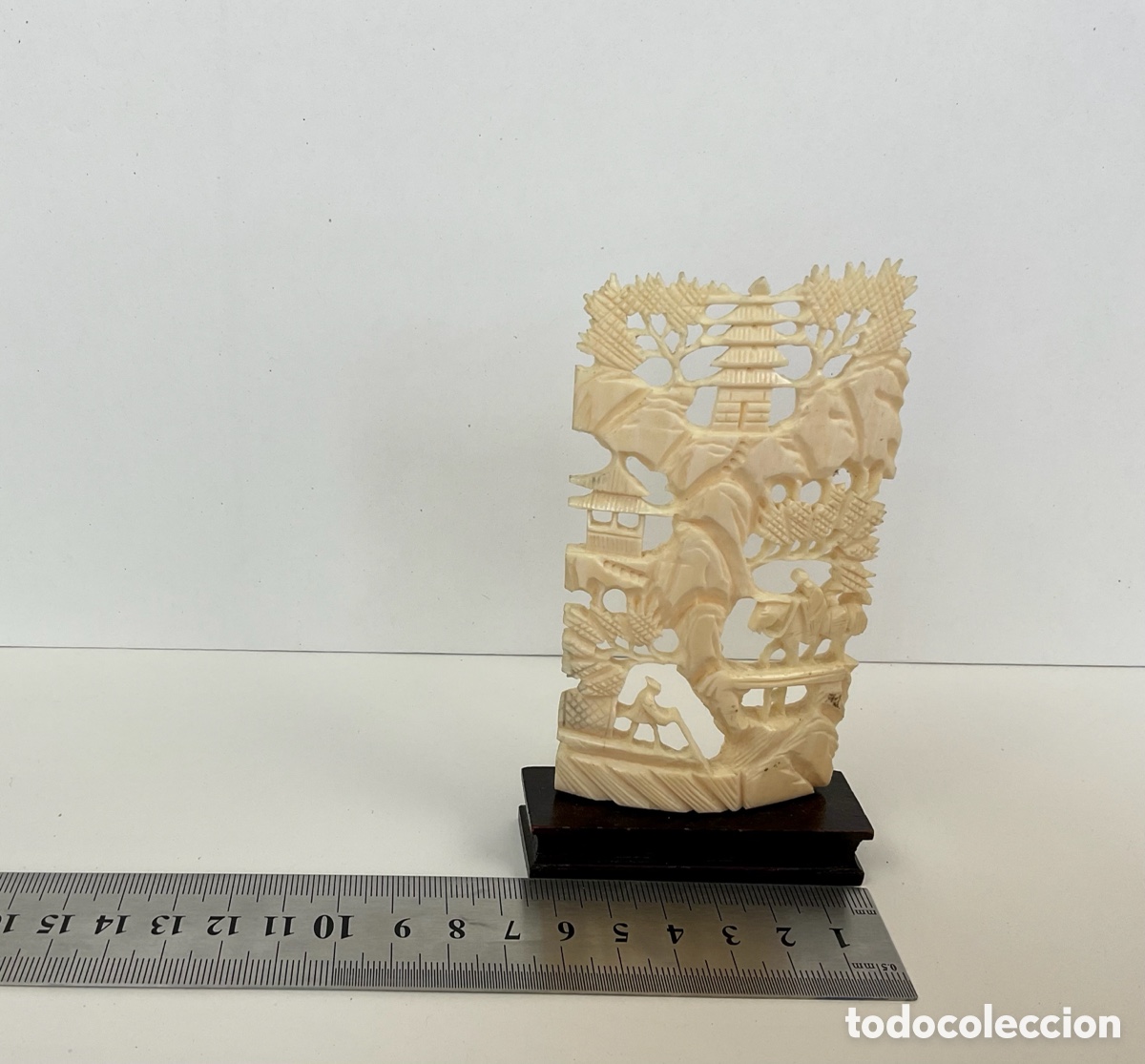Arte: Okimono Elephant ivory - Foto 6