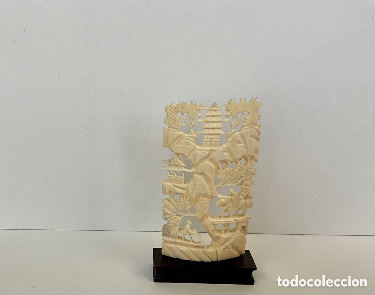 Arte: Okimono Elephant ivory - Foto 8
