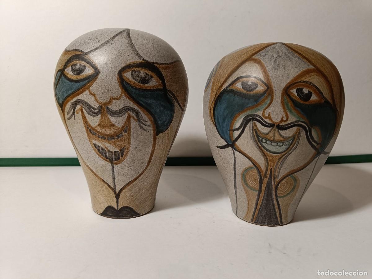 Arte: 2 curiosas cabezas en cer&aacute;mica - Foto 9