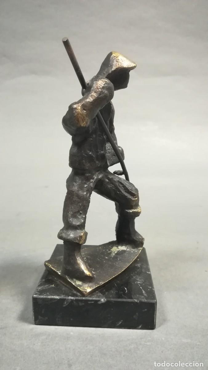 Arte: FIGURA BRONCE ARPONERO - Foto 2