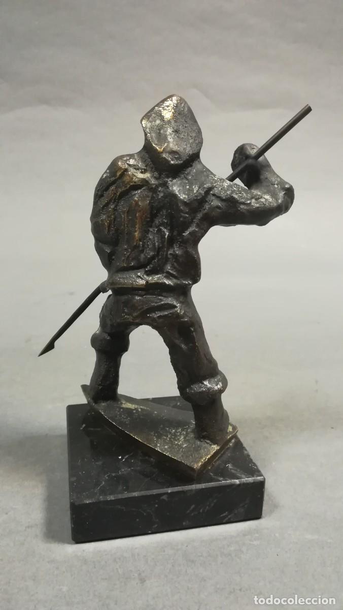 Arte: FIGURA BRONCE ARPONERO - Foto 3