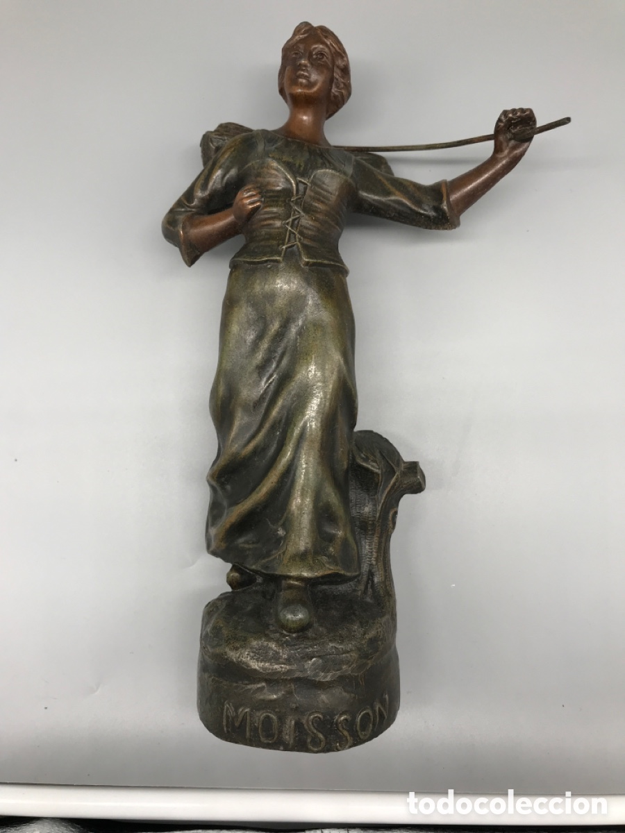 Arte: Estatua de bronce. La moisson (cosecha) - Foto 5