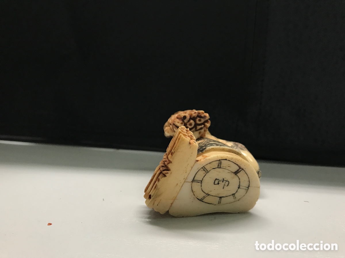 Arte: NETSUKE (figura de hueso) - Foto 5