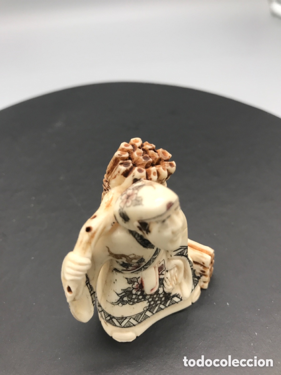 Arte: NETSUKE (figura de hueso) - Foto 7