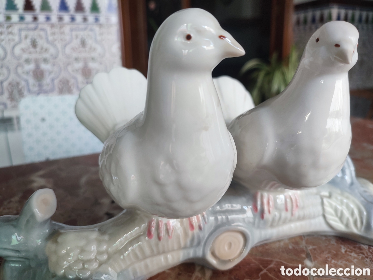 Arte: Pareja de palomas - Foto 1