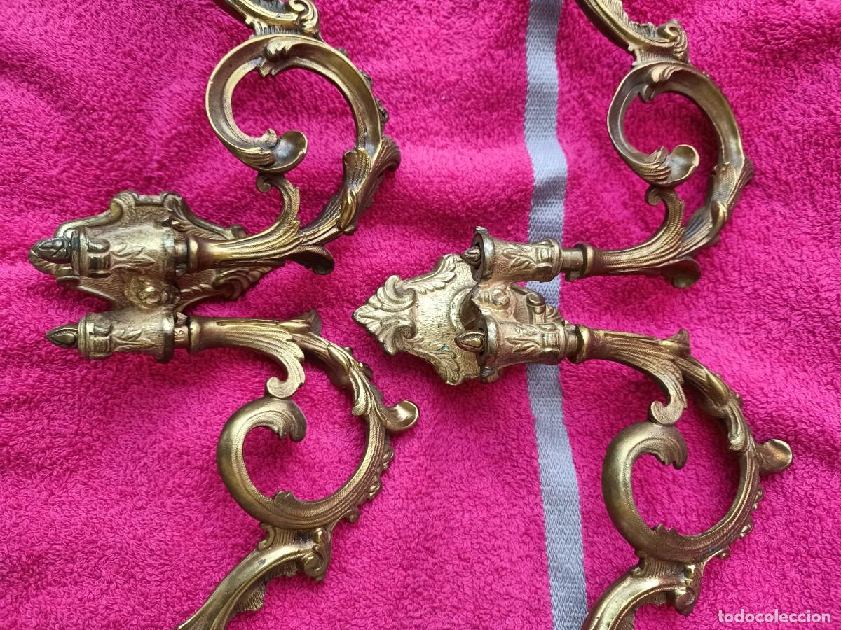 Arte: Candelabros de bronce para piano - Foto 2