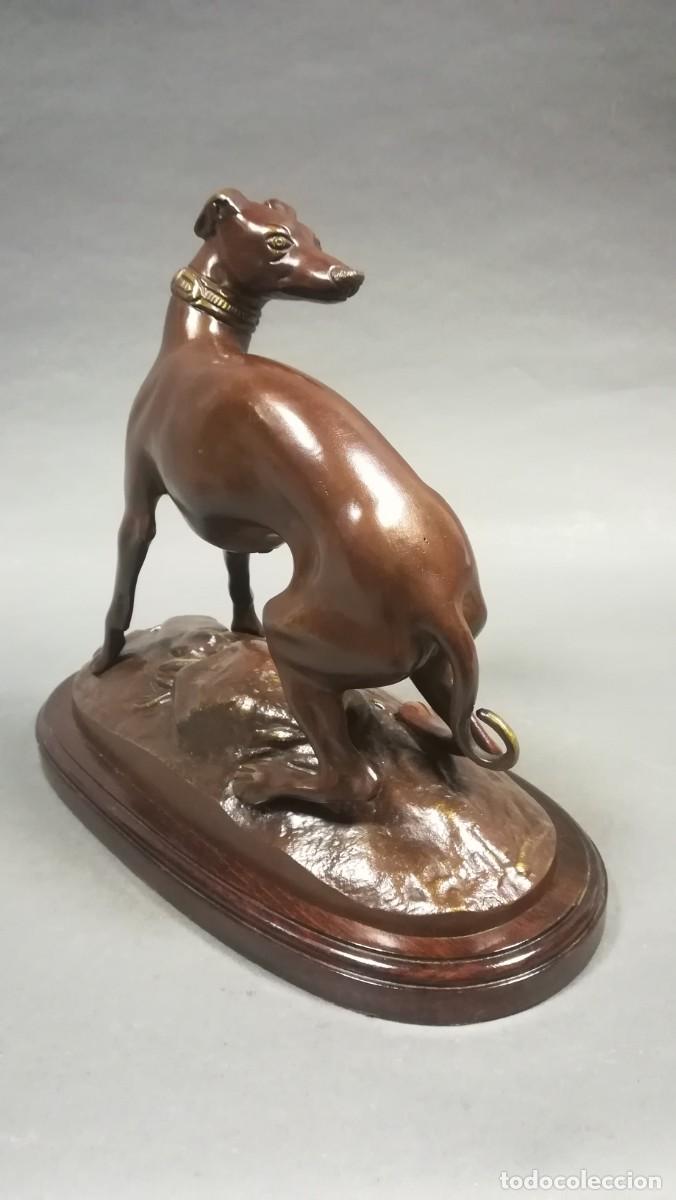 Arte: FIGURA BRONCE PERRO GALGO - Foto 4