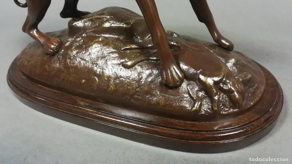 Arte: FIGURA BRONCE PERRO GALGO - Foto 7