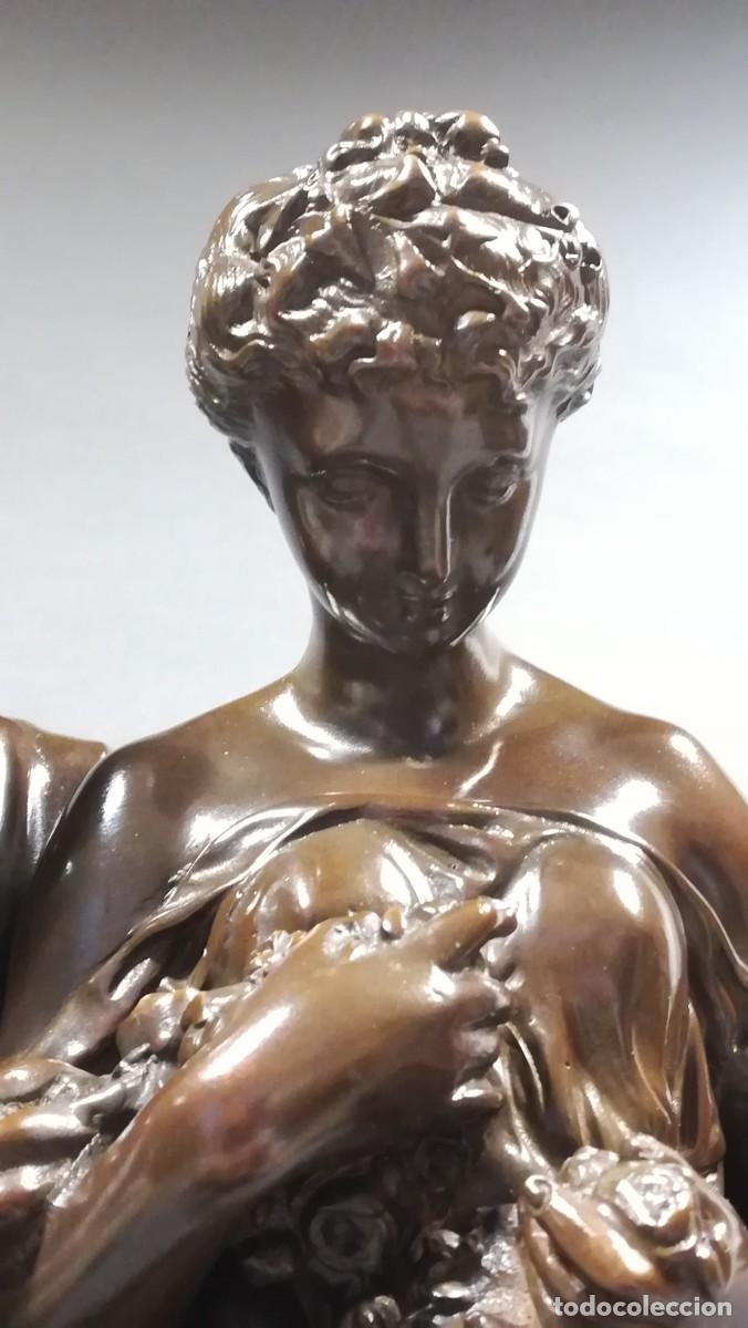 Arte: FIGURA REPLICA DE BRONCE ROMANCE - Foto 10
