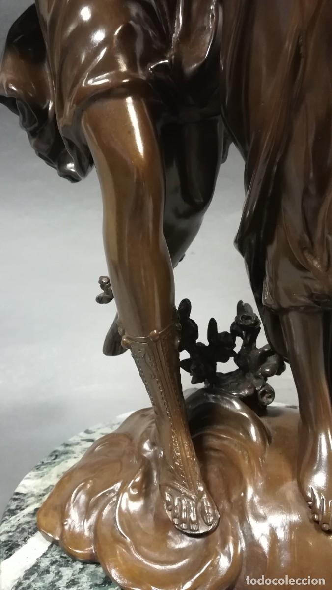 Arte: FIGURA REPLICA DE BRONCE ROMANCE - Foto 12