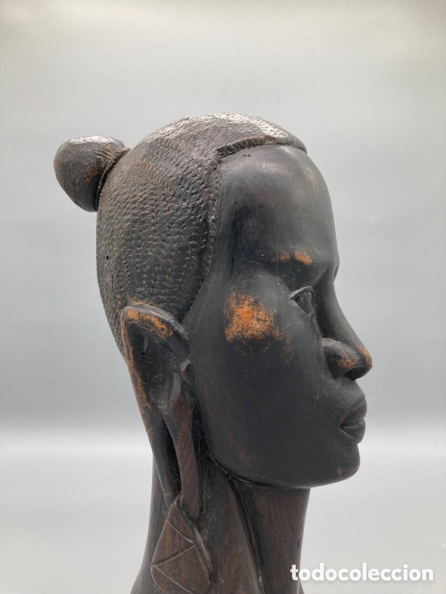 Arte: Talla africana madera - Foto 4