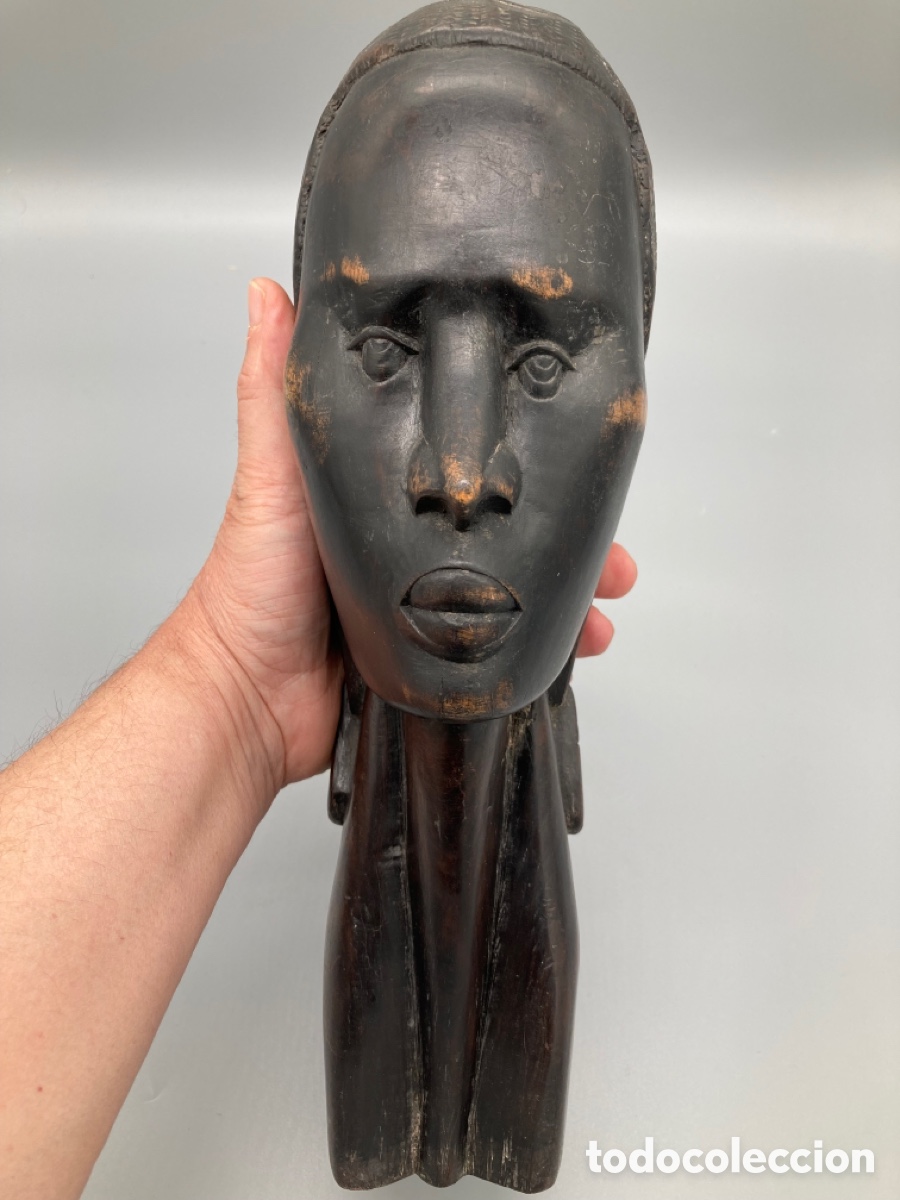 Arte: Talla africana madera - Foto 5
