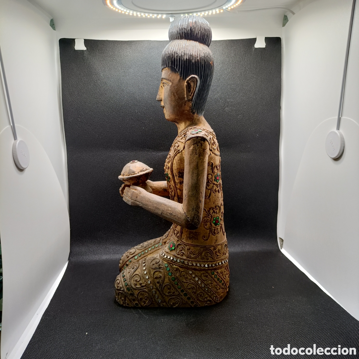 Arte: Talla Birmana en Madera - Foto 4