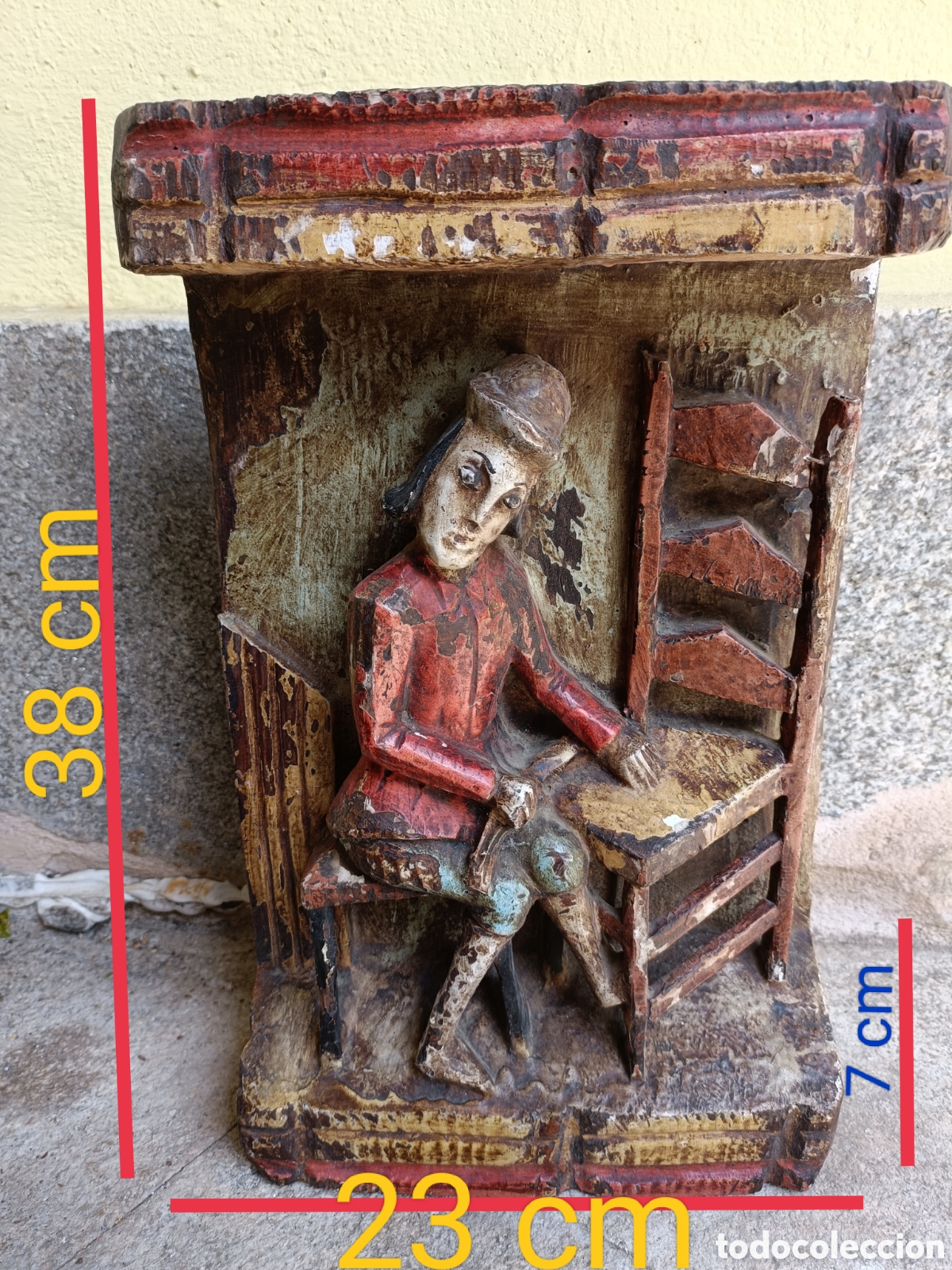 Arte: Tabla policromada, oficios - Foto 1