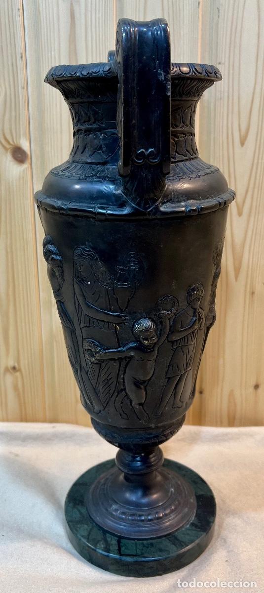 Arte: JARRON ANTIGUO DE BRONCE - Foto 4