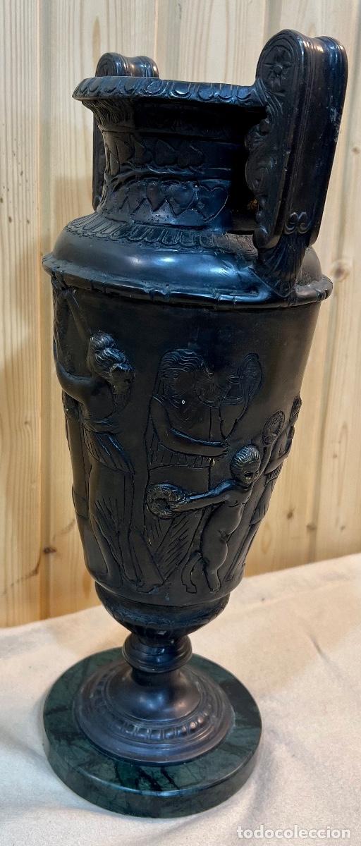 Arte: JARRON ANTIGUO DE BRONCE - Foto 5