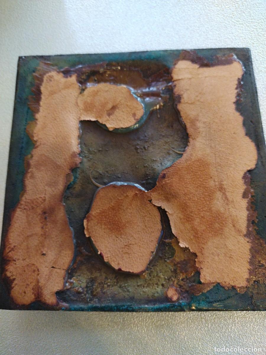 Arte: Placa en bronce Mozart s.xix - Foto 4
