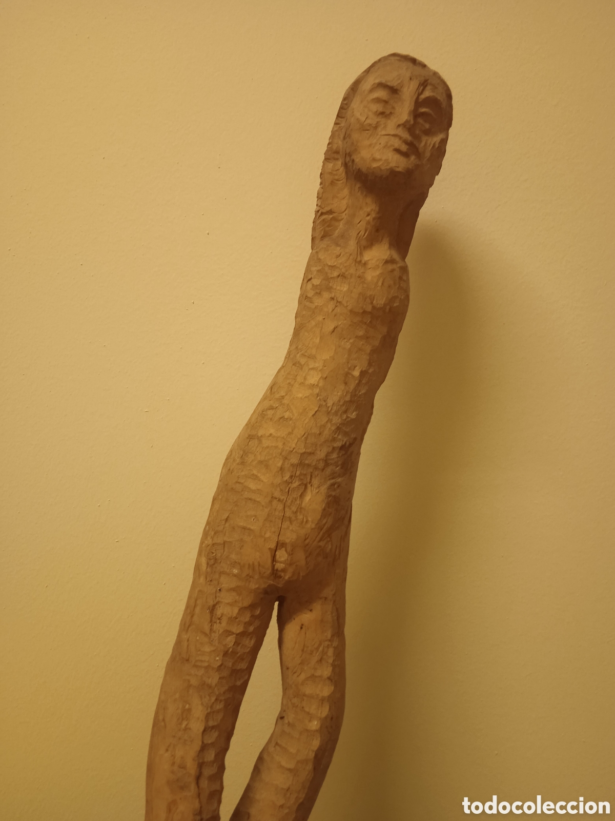 Arte: Escultura gallega de Juan Otero Garc&iacute;a EIRAVELLA artista gallego reconocido madera de boj tallada