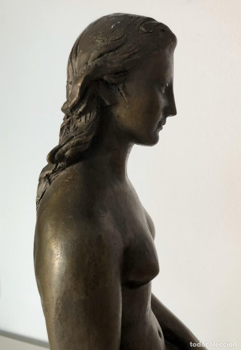 única: niña desnuda, adolescente - chica joven - Acquista Sculture antiche  in bronzo su todocoleccion