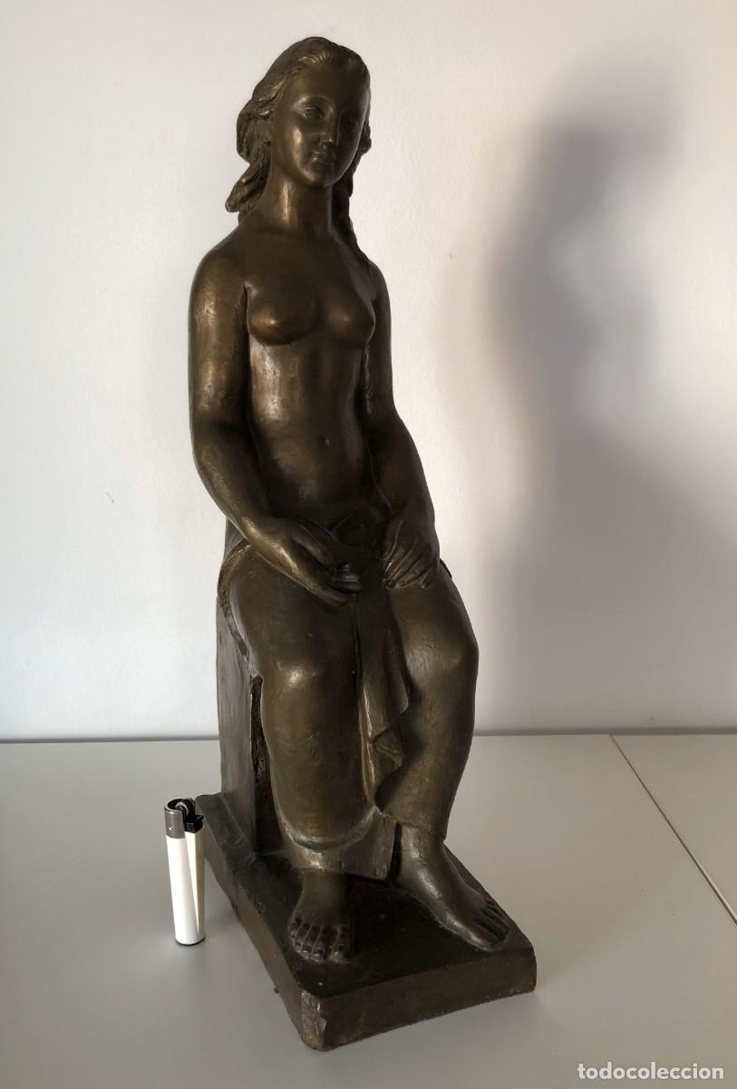 única: niña desnuda, adolescente - chica joven - Acquista Sculture antiche  in bronzo su todocoleccion