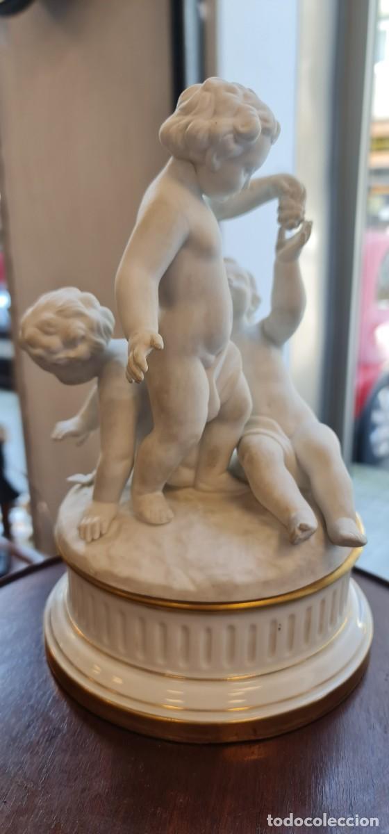 Arte: Querubines en Biscuit de Bidasoa - Foto 2