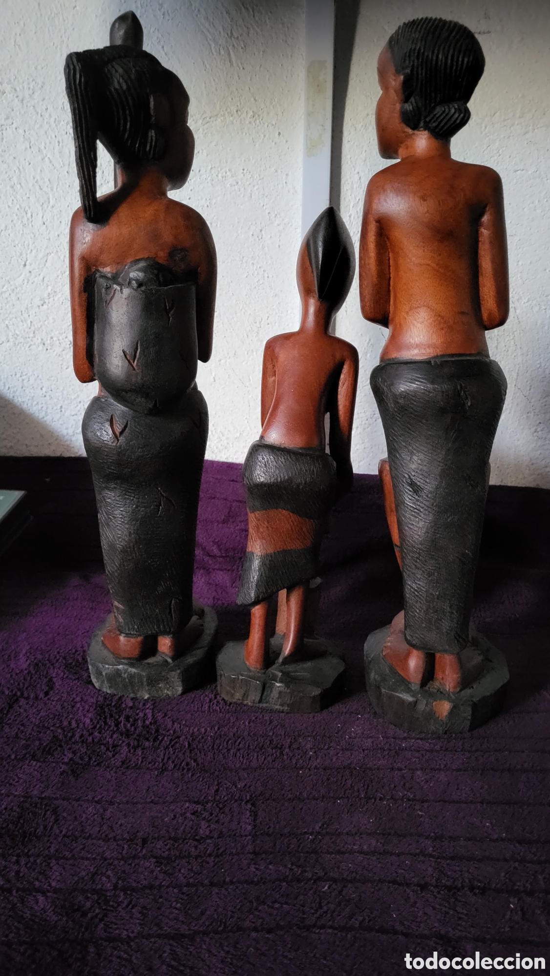 Arte: Figuras Africanas madera maciza - Foto 8