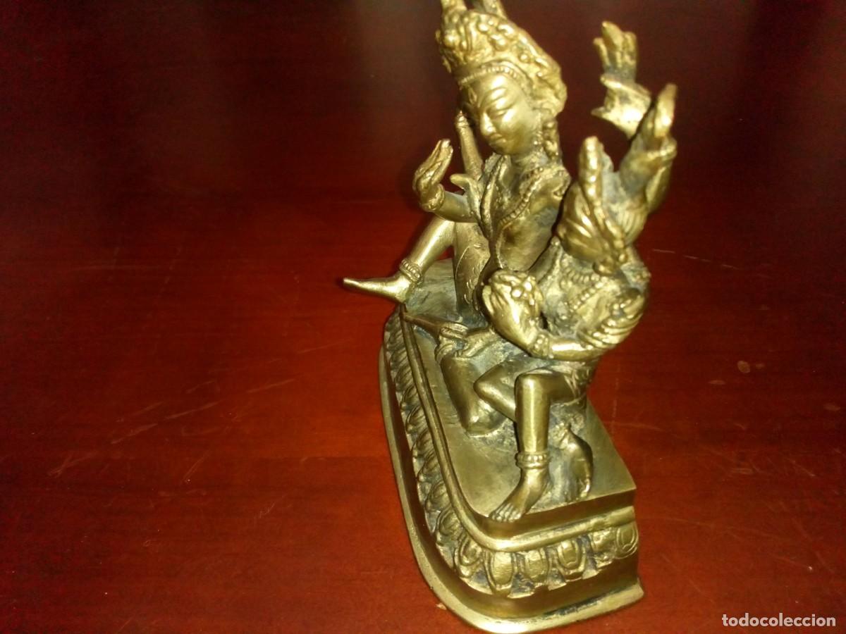 Arte: BRONCE IND&Uacute;, FIGURA DE DIOSAS - Foto 2
