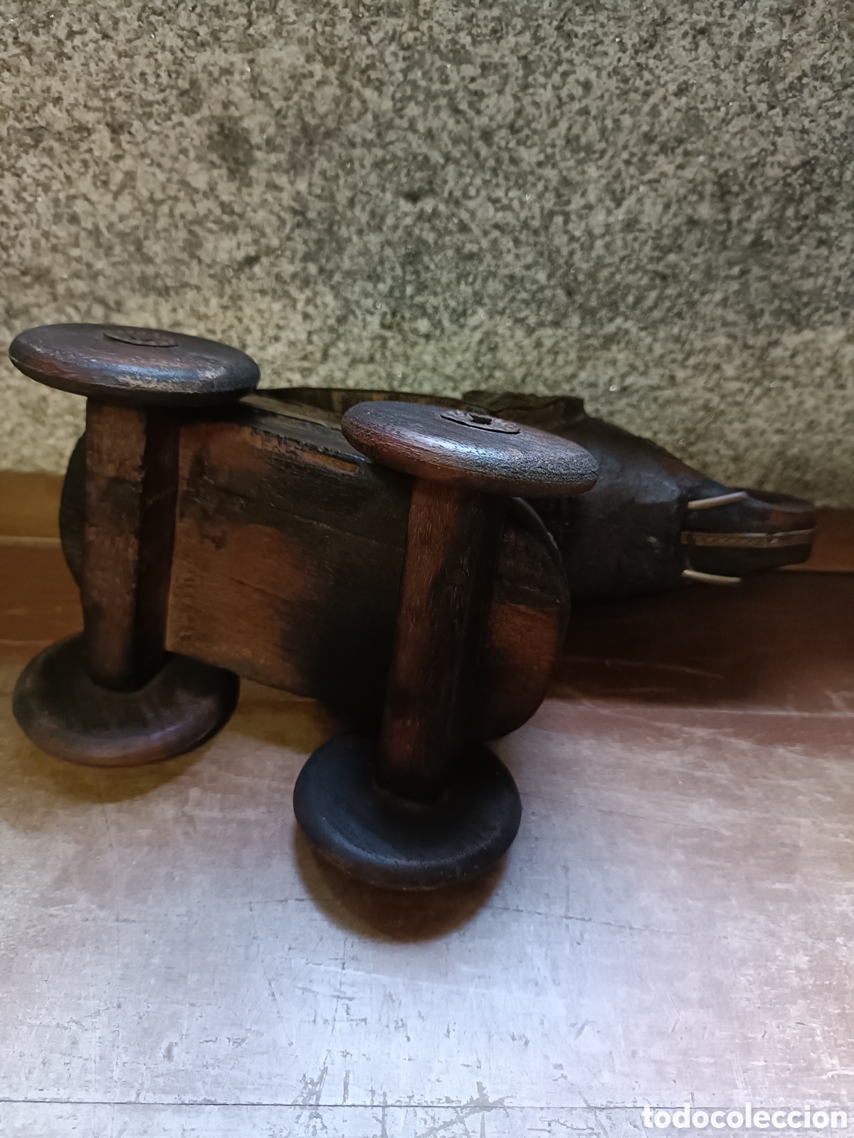 Arte: Elefante madera - Foto 5